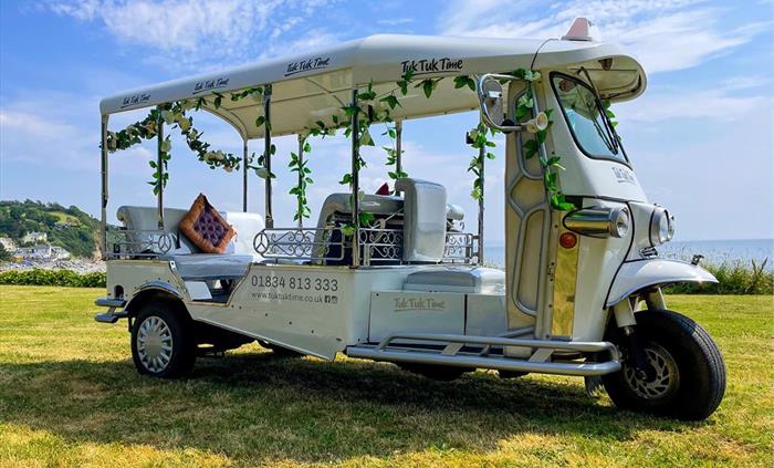 Our six seater Tuk Tuk to maximise your views!!